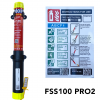 "A Fire Safety Stick 100 Pro 2, a compact, non-pressurized, stick-shaped fire extinguisher, shown in its protective black casing, typically labelled with 'FSS 100' or branding." Rail Fleet Safety, Emergency Services and Agricultural & Farming