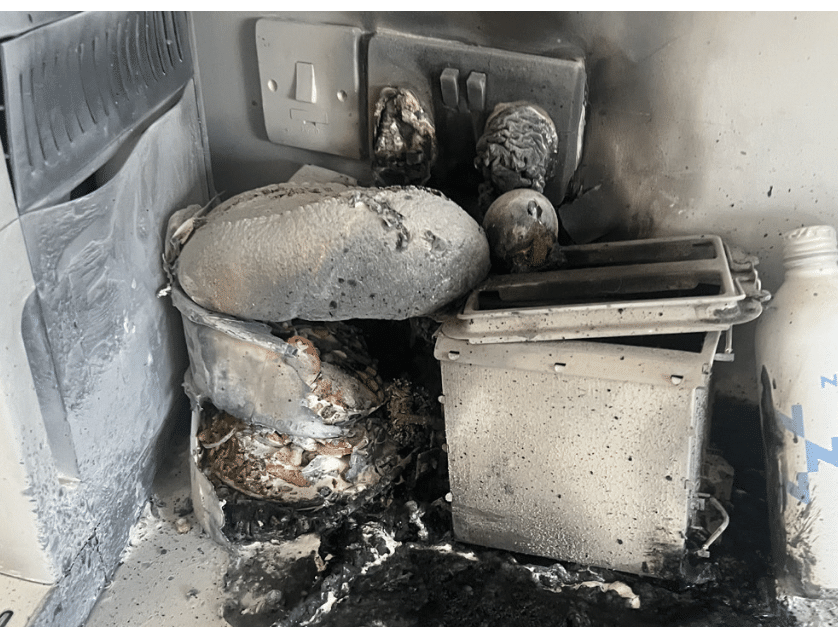 Kitchen Fire, Fire Safety Stick