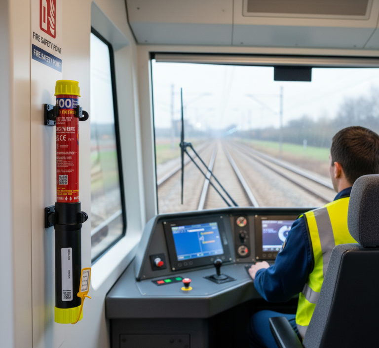 Fire Safety Stick for Rail Fleet Safety
