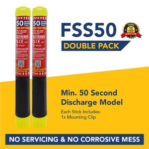 Fire Safety Stick 50 Twin Pack